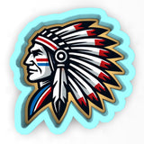 a picture of a native american indian headdress