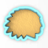 a paper cut out of a man's head