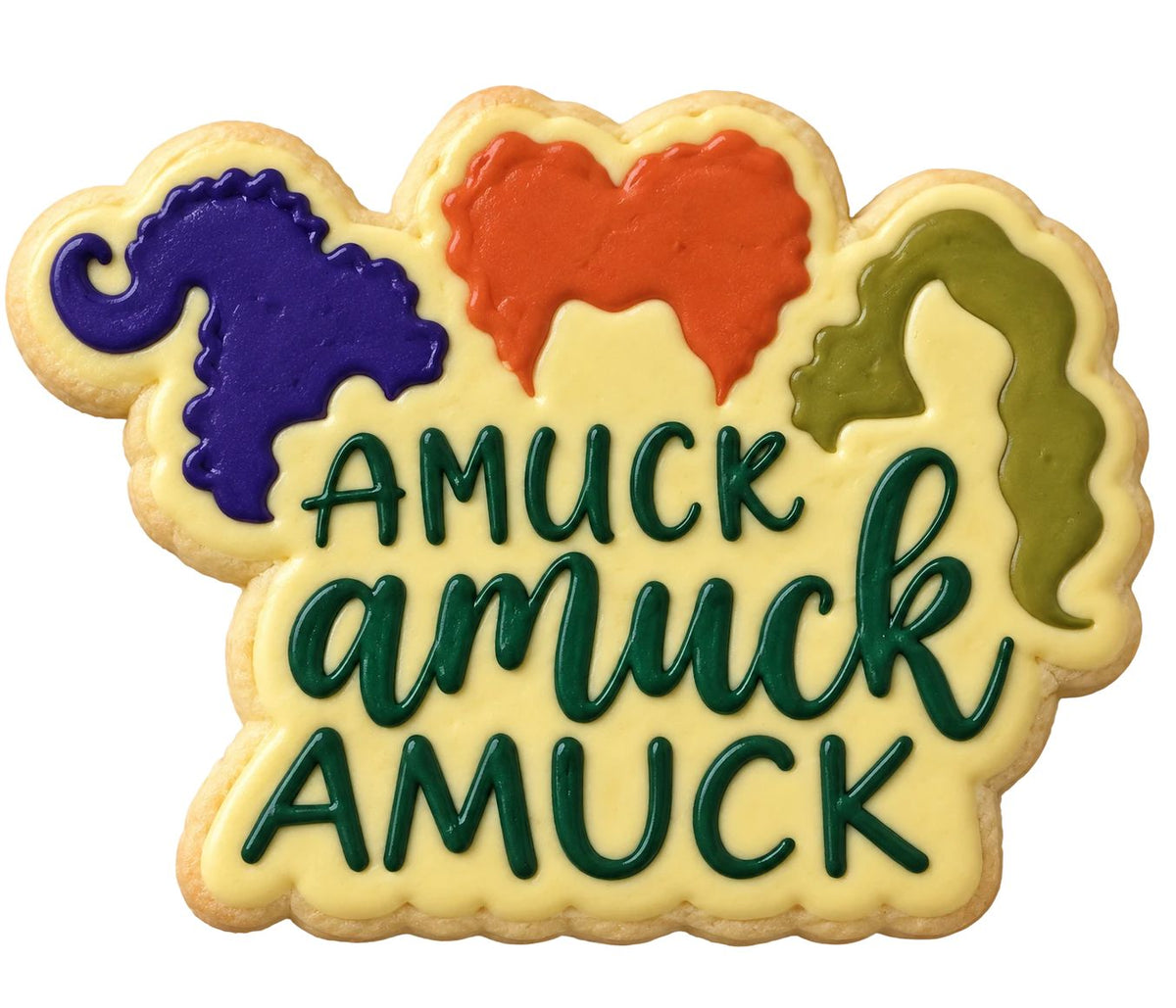 Amuck Amuck Amuck Cookie Cutter | Stamp | Stencil #1 Halloween / Fall Cookie Cutter Lady 