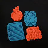 Apple Cookie Cutter | Stamp | Stencil #1 School / Grad Cookie Cutter Lady 
