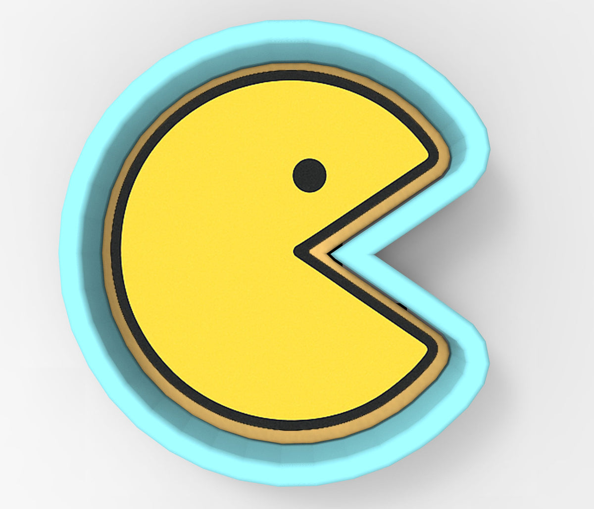 Arcade Yellow Circle Cookie Cutter | Stamp | Stencil - SHARP EDGES - FAST Shipping - Choose Your Own Size! #1