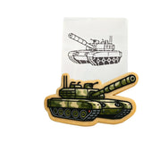 Army Tank Cookie Cutter | Stamp | Stencil - SHARP EDGES - FAST Shipping - Choose Your Own Size! #1 Cookie Cutter Lady LITTLE - 3 Inches (7.62cm) Stencil ONLY 