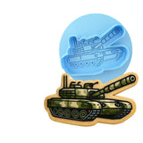 Army Tank Cookie Cutter | Stamp | Stencil - SHARP EDGES - FAST Shipping - Choose Your Own Size! #1 Cookie Cutter Lady LITTLE - 3 Inches (7.62cm) **BUNDLE** Cutter + Debosser 