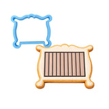 Baby Crib Cookie Cutter | Stamp | Stencil #1 Wedding / Baby / V Day Cookie Cutter Lady MINI - 2 Inches (5cm) Cookie Cutter ONLY (Outline) 