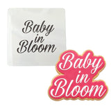 Baby in Bloom Cookie Cutter | Stamp | Stencil #3 Cookie Cutters Cookie Cutter Lady MINI - 2 Inches (5cm) Stencil ONLY 
