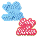 Baby in Bloom Cookie Cutter | Stamp | Stencil #3 Cookie Cutters Cookie Cutter Lady MINI - 2 Inches (5cm) Stamp ONLY 