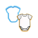 Baby Onesie Cookie Cutter | Stamp | Stencil #1 Wedding / Baby / V Day Cookie Cutter Lady MINI - 2 Inches (5cm) Cookie Cutter ONLY (Outline) 