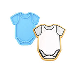 Baby Onesie Cookie Cutter | Stamp | Stencil #1 Wedding / Baby / V Day Cookie Cutter Lady MINI - 2 Inches (5cm) Stamp ONLY 