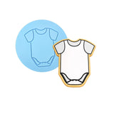 Baby Onesie Cookie Cutter | Stamp | Stencil #1 Wedding / Baby / V Day Cookie Cutter Lady MINI - 2 Inches (5cm) Debosser ONLY 