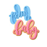 Baby Script 1 Cookie Cutter | Stamp | Stencil - SHARP EDGES - FAST Shipping - Choose Your Own Size! #1 Cookie Cutter Lady LITTLE - 3 Inches (7.62cm) Stamp ONLY 
