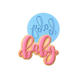Baby Script 1 Cookie Cutter | Stamp | Stencil - SHARP EDGES - FAST Shipping - Choose Your Own Size! #1 Cookie Cutter Lady LITTLE - 3 Inches (7.62cm) Debosser ONLY 