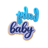 Baby Script 2 Cookie Cutter | Stamp | Stencil - SHARP EDGES - FAST Shipping - Choose Your Own Size! #1 Cookie Cutter Lady LITTLE - 3 Inches (7.62cm) Stamp ONLY 
