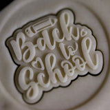 Back to School Cookie Cutter | Stamp | Stencil #3 School / Grad Cookie Cutter Lady 