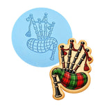 Bagpipes 1 Cookie Cutter | Stamp | Stencil - SHARP EDGES - FAST Shipping - Choose Your Own Size! #1 Cookie Cutter Lady LITTLE - 3 Inches (7.62cm) Debosser ONLY 
