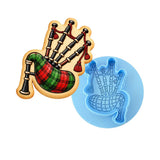 Bagpipes 1 Cookie Cutter | Stamp | Stencil - SHARP EDGES - FAST Shipping - Choose Your Own Size! #1 Cookie Cutter Lady LITTLE - 3 Inches (7.62cm) **BUNDLE** Cutter + Debosser 