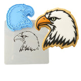 Bald Eagle Cookie Cutter | Stamp | Stencil #1 Animals & Dinosaurs Cookie Cutter Lady 