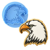 Bald Eagle Cookie Cutter | Stamp | Stencil #1 Animals & Dinosaurs Cookie Cutter Lady MINI - 2 Inches (5cm) **BUNDLE** Cutter + Debosser 
