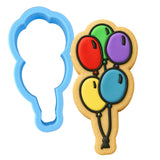 Balloons Cookie Cutter | Stamp | Stencil #1 Mom / Dad / Bday / Party Cookie Cutter Lady MINI - 2 Inches (5cm) Cookie Cutter ONLY (Outline) 