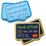 a bank of dad card and a credit card cookie