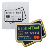 a picture of a bank of dad and a credit card