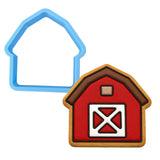Barn Cookie Cutter | Stamp | Stencil #1 Animals & Dinosaurs Cookie Cutter Lady MINI - 2 Inches (5cm) Cookie Cutter ONLY (Outline) 