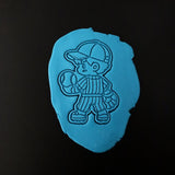 Baseball Boy Pitcher Cookie Cutter | Stamp | Stencil - SHARP EDGES - FAST Shipping - Choose Your Own Size! #1 Cookie Cutter Lady 
