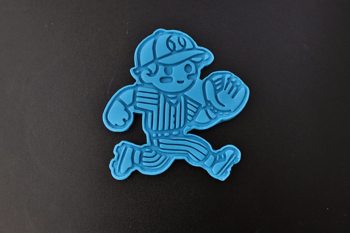 Baseball Boy Running Cookie Cutter | Stamp | Stencil - SHARP EDGES - FAST Shipping - Choose Your Own Size! #1 Cookie Cutter Lady 