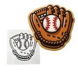 Baseball Glove Cookie Cutter | Stamp | Stencil - SHARP EDGES - FAST Shipping - Choose Your Own Size! #1 Cookie Cutter Lady LITTLE - 3 Inches (7.62cm) Stencil ONLY 