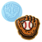 Baseball Glove Cookie Cutter | Stamp | Stencil - SHARP EDGES - FAST Shipping - Choose Your Own Size! #1 Cookie Cutter Lady LITTLE - 3 Inches (7.62cm) Debosser ONLY 