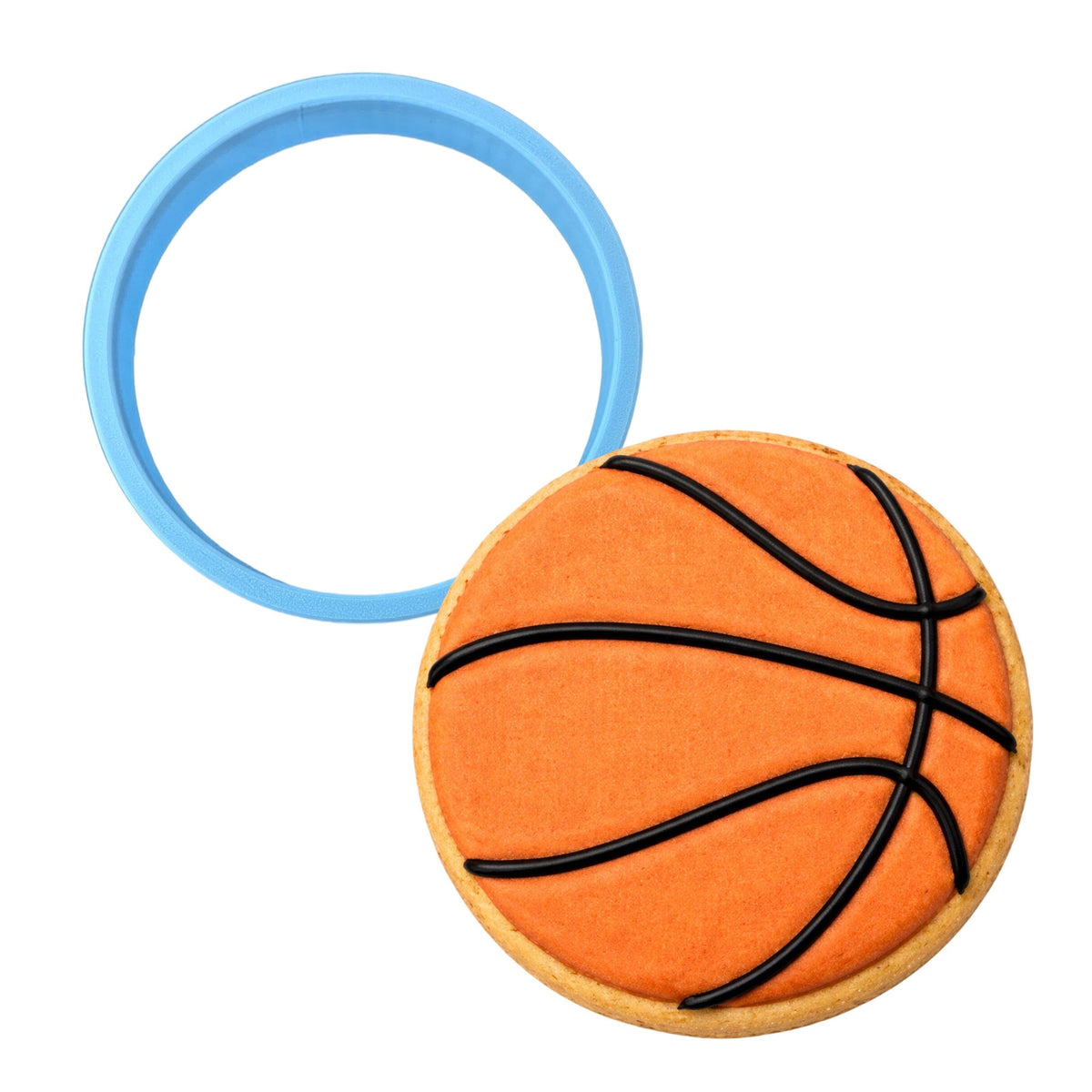 Basketball Cookie Cutter | Stamp | Stencil #1 Sports Cookie Cutter Lady MINI - 2 Inches (5cm) Cookie Cutter ONLY (Outline) 
