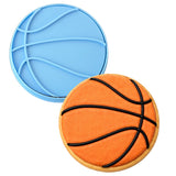 Basketball Cookie Cutter | Stamp | Stencil #1 Sports Cookie Cutter Lady MINI - 2 Inches (5cm) **BUNDLE** Cutter + Stamp 