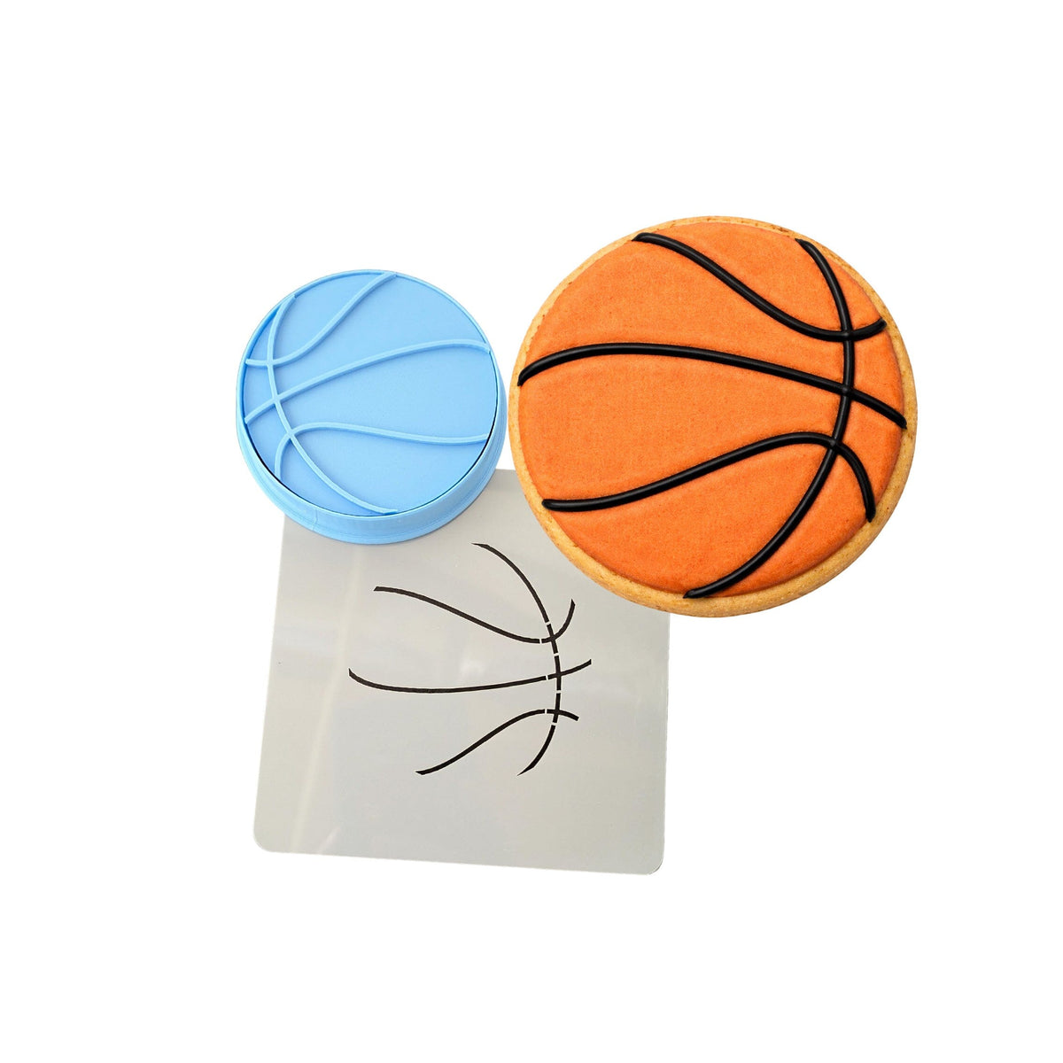 Basketball Cookie Cutter | Stamp | Stencil #1 Sports Cookie Cutter Lady 