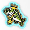 a fish with a crown on its head