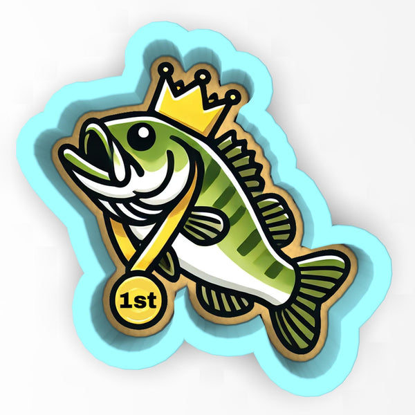 a fish with a crown on its head