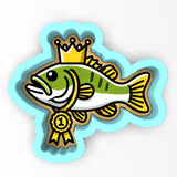 a fish with a crown on its head