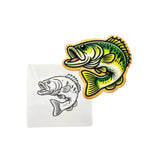 Bass Green 1 Cookie Cutter | Stamp | Stencil - SHARP EDGES - FAST Shipping - Choose Your Own Size! #1 Cookie Cutter Lady LITTLE - 3 Inches (7.62cm) Stencil ONLY 
