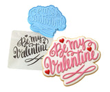 Be My Valentine Cookie Cutter | Stamp | Stencil #1 Wedding / Baby / V Day Cookie Cutter Lady 