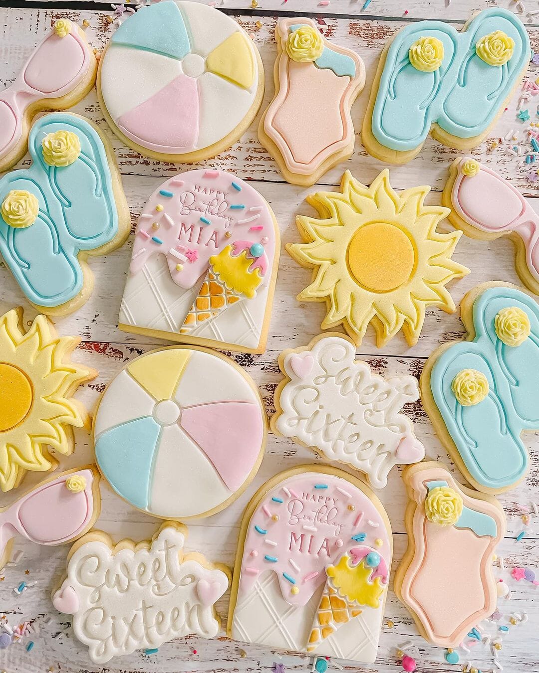 Beach Ball Cookie Cutter | Stamp | Stencil #1 Beach / Summer Cookie Cutter Lady 
