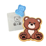 Bear Body Cookie Cutter | Stamp | Stencil #1 Wedding / Baby / V Day Cookie Cutter Lady 