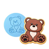 Bear Body Cookie Cutter | Stamp | Stencil #1 Wedding / Baby / V Day Cookie Cutter Lady MINI - 2 Inches (5cm) Debosser ONLY 