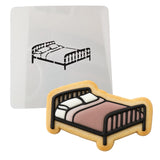 Bed Cookie Cutter | Stamp | Stencil #1 Bachelorette & Bachelor Cookie Cutter Lady MINI - 2 Inches (5cm) Stencil ONLY 