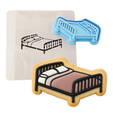 Bed Cookie Cutter | Stamp | Stencil #1 Bachelorette & Bachelor Cookie Cutter Lady 