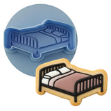 Bed Cookie Cutter | Stamp | Stencil #1 Bachelorette & Bachelor Cookie Cutter Lady MINI - 2 Inches (5cm) **BUNDLE** Cutter + Debosser 