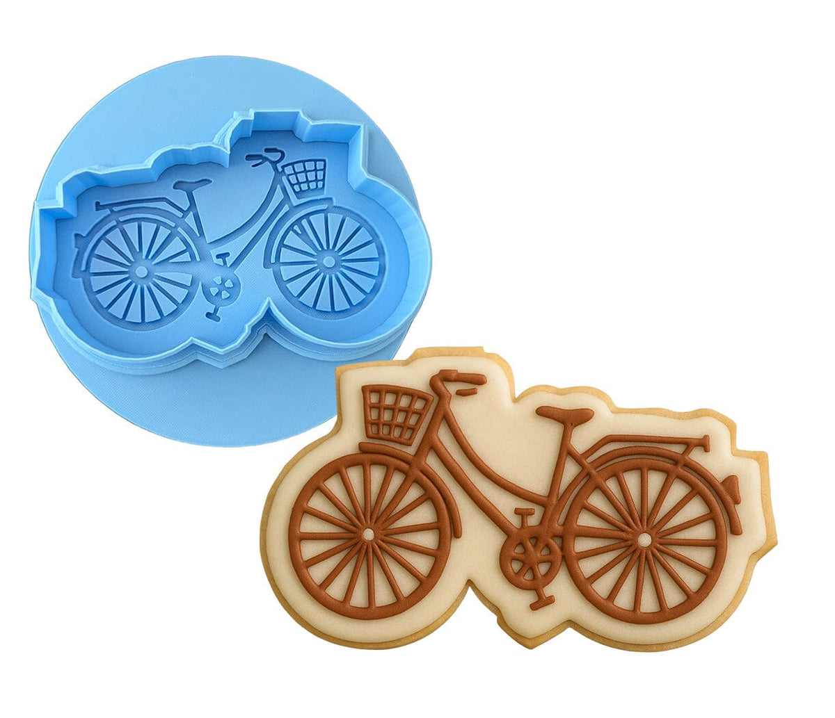 Bicycle Cookie Cutter | Stamp | Stencil #1 Easter / Spring / Flower Cookie Cutter Lady 
