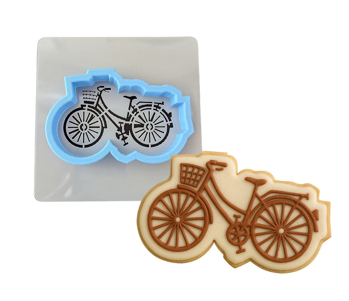 Bicycle Cookie Cutter | Stamp | Stencil #1 Easter / Spring / Flower Cookie Cutter Lady 
