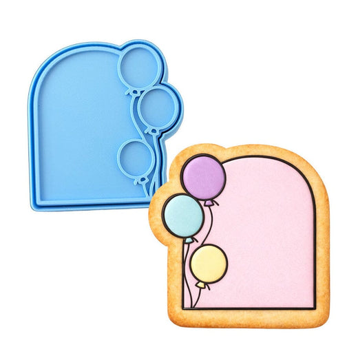 Birthday Balloon Arch 1 Cookie Cutter | Stamp | Stencil - SHARP EDGES - FAST Shipping - Choose Your Own Size! #1 Cookie Cutter Lady LITTLE - 3 Inches (7.62cm) **BUNDLE** Cutter + Stamp 