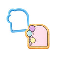 Birthday Balloon Arch 1 Cookie Cutter | Stamp | Stencil - SHARP EDGES - FAST Shipping - Choose Your Own Size! #1 Cookie Cutter Lady LITTLE - 3 Inches (7.62cm) Cookie Cutter ONLY (Outline) 