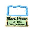 Black Flame Candle Company Cookie Cutter | Stamp | Stencil #1 Halloween / Fall Cookie Cutter Lady MINI - 2 Inches (5cm) Cookie Cutter ONLY (Outline) 