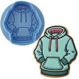 Blue Hoodie Cookie Cutter | Stamp | Stencil - SHARP EDGES - FAST Shipping - Choose Your Own Size! #1 Cookie Cutter Lady 