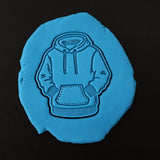 Blue Hoodie Cookie Cutter | Stamp | Stencil - SHARP EDGES - FAST Shipping - Choose Your Own Size! #1 Cookie Cutter Lady 